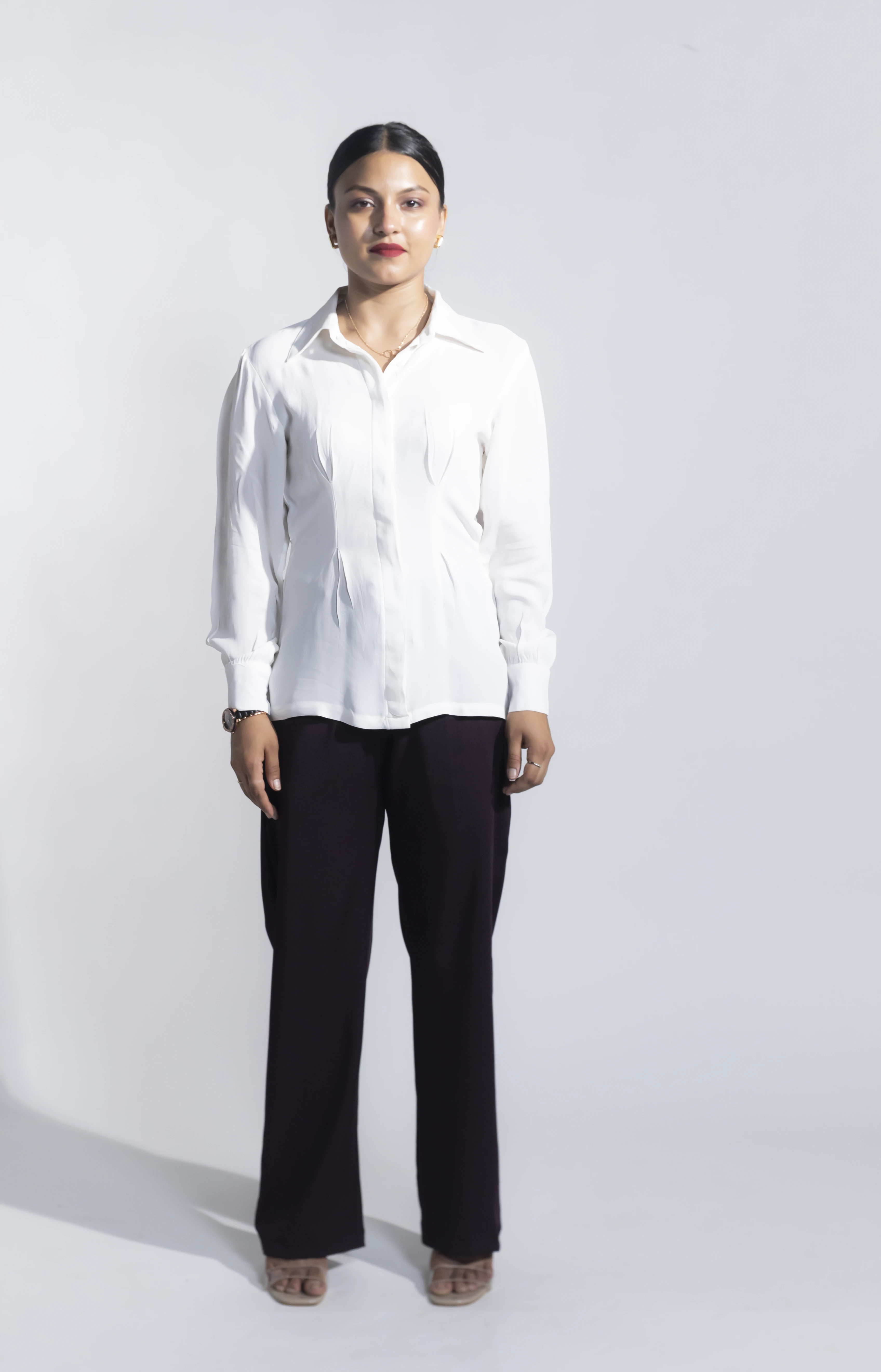BOX PLEATED SHIRT